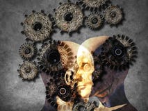 Concept of machine learning to improve artificial intelligence Royalty Free Stock Photo Concept of machine learning to improve artificial intelligence Royalty Free Stock Photo