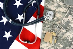 Concept militaire de soins de santé photos libres de droits Concept militaire de soins de santé photos libres de droits