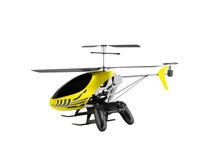 Concept modern helicopter on control panel yellow 3d render on w vector illustration Concept modern helicopter on control panel yellow 3d render on w vector illustration