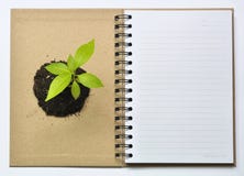 Concept Picture Of Recycle Notebook Stock Image