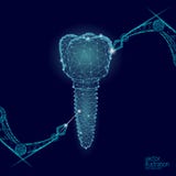 concept polygonal de bras de robot d'innovation de la dent 3d Soins médicaux dentaires oraux de bas poly abrégé sur triangle de s illustration stock concept polygonal de bras de robot d'innovation de la dent 3d Soins médicaux dentaires oraux de bas poly abrégé sur triangle de s illustration stock