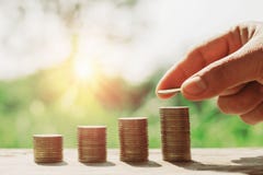 concept saving money with business finance and accounting. hand stock images concept saving money with business finance and accounting. hand stock images