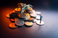 Concept van het zakenlieden het Kwade Geld royalty-vrije stock afbeeldingen Concept van het zakenlieden het Kwade Geld royalty-vrije stock afbeeldingen