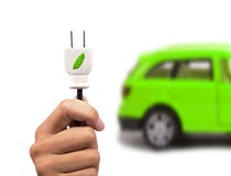 Concept vert de véhicule photo libre de droits Concept vert de véhicule photo libre de droits