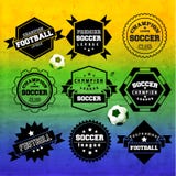 Conception créative de vecteur du football illustration libre de droits Conception créative de vecteur du football illustration libre de droits