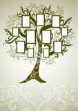 Conception d'arbre généalogique de vecteur avec des trames illustration stock Conception d'arbre généalogique de vecteur avec des trames illustration stock