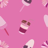 Conception de modèle de fleurs illustration libre de droits Conception de modèle de fleurs illustration libre de droits