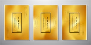 Conception minimaliste abstraite de fond d'or une collection de milieux colorés par or luxueux illustration de vecteur Conception minimaliste abstraite de fond d'or une collection de milieux colorés par or luxueux illustration de vecteur