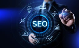 Concepto de comercializaci?n digital de la tecnolog?a del negocio de la optimizaci?n del motor de SEO Search ilustración del vector Concepto de comercializaci?n digital de la tecnolog?a del negocio de la optimizaci?n del motor de SEO Search ilustración del vector