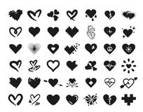 Concepto del ejemplo del vector simplemente de sistema del corazón 42 Icono en el fondo blanco stock de ilustración Concepto del ejemplo del vector simplemente de sistema del corazón 42 Icono en el fondo blanco stock de ilustración