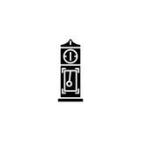 concepto del icono del negro del reloj del Largo-caso símbolo plano del vector del reloj del Largo-caso, muestra, ejemplo libre illustration concepto del icono del negro del reloj del Largo-caso símbolo plano del vector del reloj del Largo-caso, muestra, ejemplo libre illustration