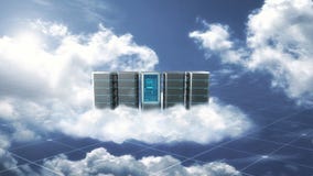 Concepto del servidor de la nube de Internet ilustración del vector Concepto del servidor de la nube de Internet ilustración del vector