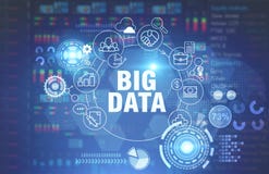 Concepto grande de los datos, fondo azul que brilla intensamente imagen de archivo Concepto grande de los datos, fondo azul que brilla intensamente imagen de archivo