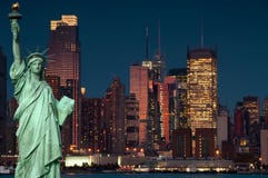 Concepto New York City del turismo con libertad de la estatua fotos de archivo libres de regalías Concepto New York City del turismo con libertad de la estatua fotos de archivo libres de regalías