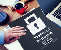Concepto protegido contraseña del soldado de la seguridad de la privacidad imagen de archivo libre de regalías Concepto protegido contraseña del soldado de la seguridad de la privacidad imagen de archivo libre de regalías