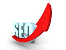 Concepto SEO Text Symbol With Arrow que destaca libre illustration Concepto SEO Text Symbol With Arrow que destaca libre illustration