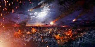Conceptual photo of the apocalypse royalty free stock images Conceptual photo of the apocalypse royalty free stock images