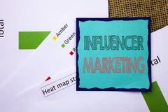 Conceptual writing text showing Influancer Marketing. Concept meaning Social Media Online Influence Strategy written on Sticky Not Royalty Free Stock Images Conceptual writing text showing Influancer Marketing. Concept meaning Social Media Online Influence Strategy written on Sticky Not Royalty Free Stock Images