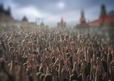 Concert On Red Square In Moscow. Royalty Free Stock Image