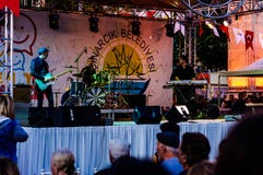Concerto di festival di giornata di gare sportive e 19 maggio della gioventù Fotografie Stock Libere da Diritti