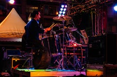 Concerto di festival di giornata di gare sportive e 19 maggio della gioventù Fotografia Stock
