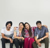 Concetto asiatico del Medio-Oriente della Comunità di etnia indiana immagine stock libera da diritti Concetto asiatico del Medio-Oriente della Comunità di etnia indiana immagine stock libera da diritti