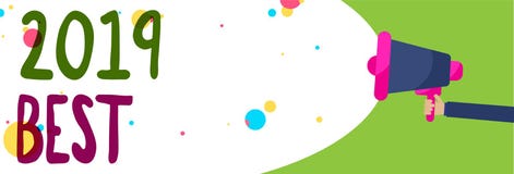 Concetto del testo 2019 della scrittura migliore che significa più di alta qualità fatto in tutti i campi che preparano per il me illustrazione vettoriale Concetto del testo 2019 della scrittura migliore che significa più di alta qualità fatto in tutti i campi che preparano per il me illustrazione vettoriale