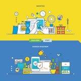 Concetto dell'introduzione sul mercato, investimento aziendale, metodi di pagamento illustrazione vettoriale Concetto dell'introduzione sul mercato, investimento aziendale, metodi di pagamento illustrazione vettoriale