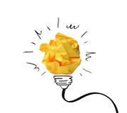 Concetto di idea con le note di carta immagini stock libere da diritti Concetto di idea con le note di carta immagini stock libere da diritti