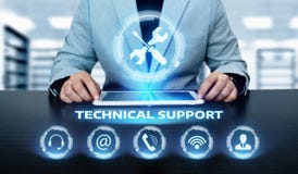 Concetto di Internet di tecnologia di affari di servizio di assistenza al cliente del supporto tecnico fotografia stock libera da diritti Concetto di Internet di tecnologia di affari di servizio di assistenza al cliente del supporto tecnico fotografia stock libera da diritti