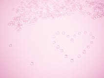 Concetto di San Valentino con il gel di silice del fuoco selettivo nella forma del cuore su fondo rosa immagine stock libera da diritti Concetto di San Valentino con il gel di silice del fuoco selettivo nella forma del cuore su fondo rosa immagine stock libera da diritti