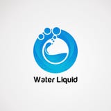 Concetto, icona, elemento e modello liquidi di vettore di logo dell'acqua pura per la società illustrazione vettoriale Concetto, icona, elemento e modello liquidi di vettore di logo dell'acqua pura per la società illustrazione vettoriale