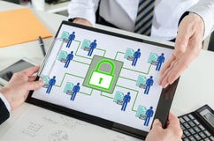 Concetto personale di protezione dei dati su una lavagna per appunti fotografia stock Concetto personale di protezione dei dati su una lavagna per appunti fotografia stock