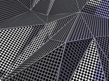 Concetto scuro del fondo punteggiato estratto del carbonio 3d illustrazione vettoriale Concetto scuro del fondo punteggiato estratto del carbonio 3d illustrazione vettoriale