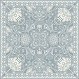 Concevez pour la poche carrée, châle, textile Modèle floral de Paisley illustration libre de droits Concevez pour la poche carrée, châle, textile Modèle floral de Paisley illustration libre de droits