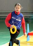 Concorrenza di atletismo dei bambini fotografie stock Concorrenza di atletismo dei bambini fotografie stock