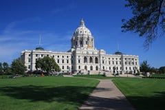 Condizione Campidoglio del Minnesota Immagine Stock Condizione Campidoglio del Minnesota Immagine Stock