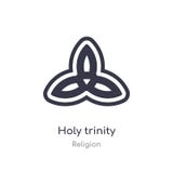 ?cone da trindade santamente ilustração isolada do vetor do ícone do trinity santamente da coleção da religião edit?vel cante o s ilustração stock ?cone da trindade santamente ilustração isolada do vetor do ícone do trinity santamente da coleção da religião edit?vel cante o s ilustração stock