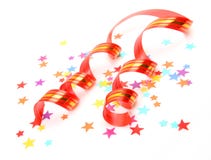 Confetti And Streamer Stock Photos Confetti And Streamer Stock Photos