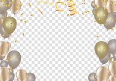 Confetti иллюстрации вектора запаса реалистический defocused золотой идет бесплатная иллюстрация Confetti иллюстрации вектора запаса реалистический defocused золотой идет бесплатная иллюстрация