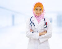 Free Confident Muslim Doctor Stock Photos - 24620773