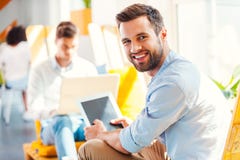 Confident young businessman. royalty free stock images Confident young businessman. royalty free stock images