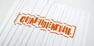 Confidential shredded paper stock image Confidential shredded paper stock image