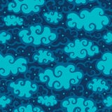 Configuration bleue de nuage illustration de vecteur Configuration bleue de nuage illustration de vecteur