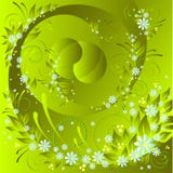 Configuration florale décorative de vecteur illustration libre de droits Configuration florale décorative de vecteur illustration libre de droits