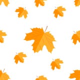 Configuration sans joint Autumn Yellow Leaves illustration stock Configuration sans joint Autumn Yellow Leaves illustration stock