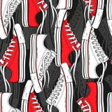 Configuration sans joint avec des espadrilles Photo libre de droits Configuration sans joint avec des espadrilles Photo libre de droits