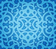 Configuration sans joint florale bleue illustration stock Configuration sans joint florale bleue illustration stock