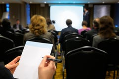 Conférence d'affaires.