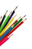Conjunto de creyones del lápiz del color Foto de archivo libre de regalías